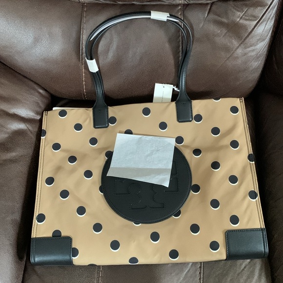 Tory Burch Ella Printed Logo Tote Bag - Picture 6 of 11